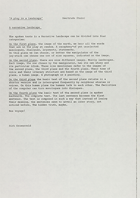 Narrative Poems by Dirk Groeneveld