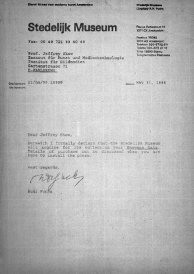 Record of Stedelijk Museum’s acquisition of Heavens Gate Record of Stedelijk Museum’s acquisition of Heavens Gate